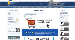 Desktop Screenshot of elpro-ke.sk